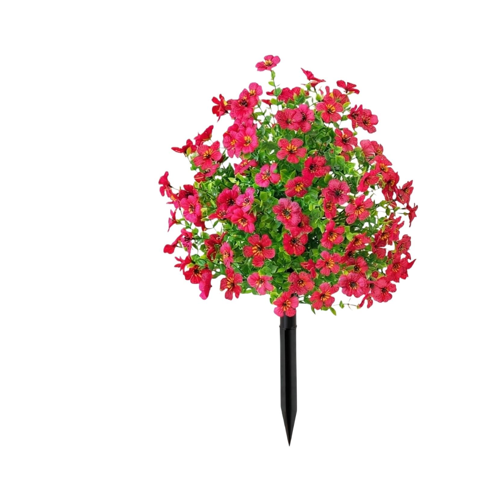 Artificial Geranium Flower Bush Outdoor UV Resistant Faux Plant with Lifelike Leaves for Garden Yard Patio Home Decor Landscaping One Size
Artificial Geranium Flower Bush Outdoor UV Resistant Faux Plant with Lifelike Leaves for Garden Yard Patio Home Decor Landscaping One Size
