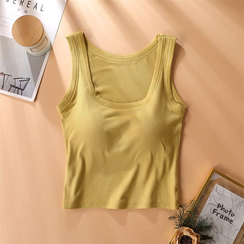 Women s Sleeveless Camisole with Built-in Bra Cups - Lightweight Summer Top (White) L 60-70 kg
Women s Sleeveless Camisole with Built-in Bra Cups - Lightweight Summer Top (White) L 60-70 kg