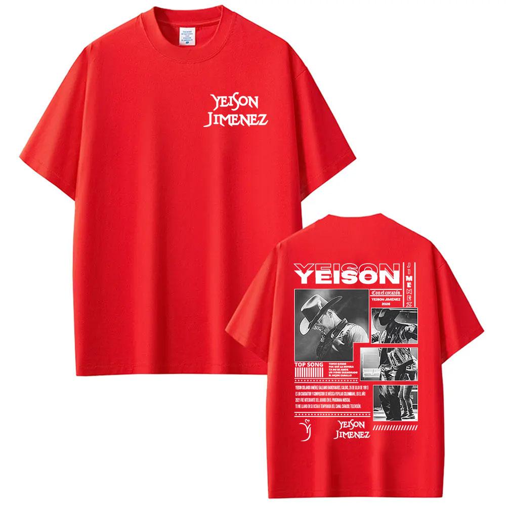 Singer Yeison JiUnisexez Album 2026 Tour Print T Shirts Unisex Women Fashion Hip Hop Gothic Tshirt High Quality Casual Cotton T Shirt S
Singer Yeison JiUnisexez Album 2026 Tour Print T Shirts Unisex Women Fashion Hip Hop Gothic Tshirt High Quality Casual Cotton T Shirt S