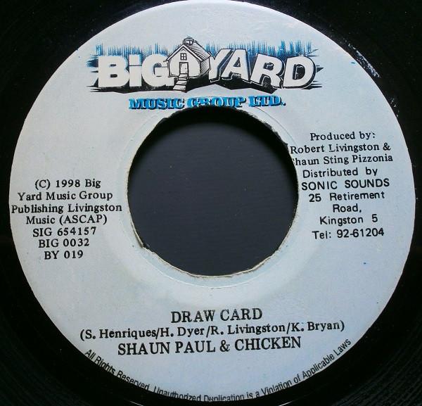7-дюймовая пластинка SEAN PAUL & MR. КУРИЦА - Вытяни карту НИКАКОЙ Big Yard Music 1998 Ямайка Регги, Ска и Даб Б/У
7-дюймовая пластинка SEAN PAUL & MR. КУРИЦА - Вытяни карту НИКАКОЙ Big Yard Music 1998 Ямайка Регги, Ска и Даб Б/У