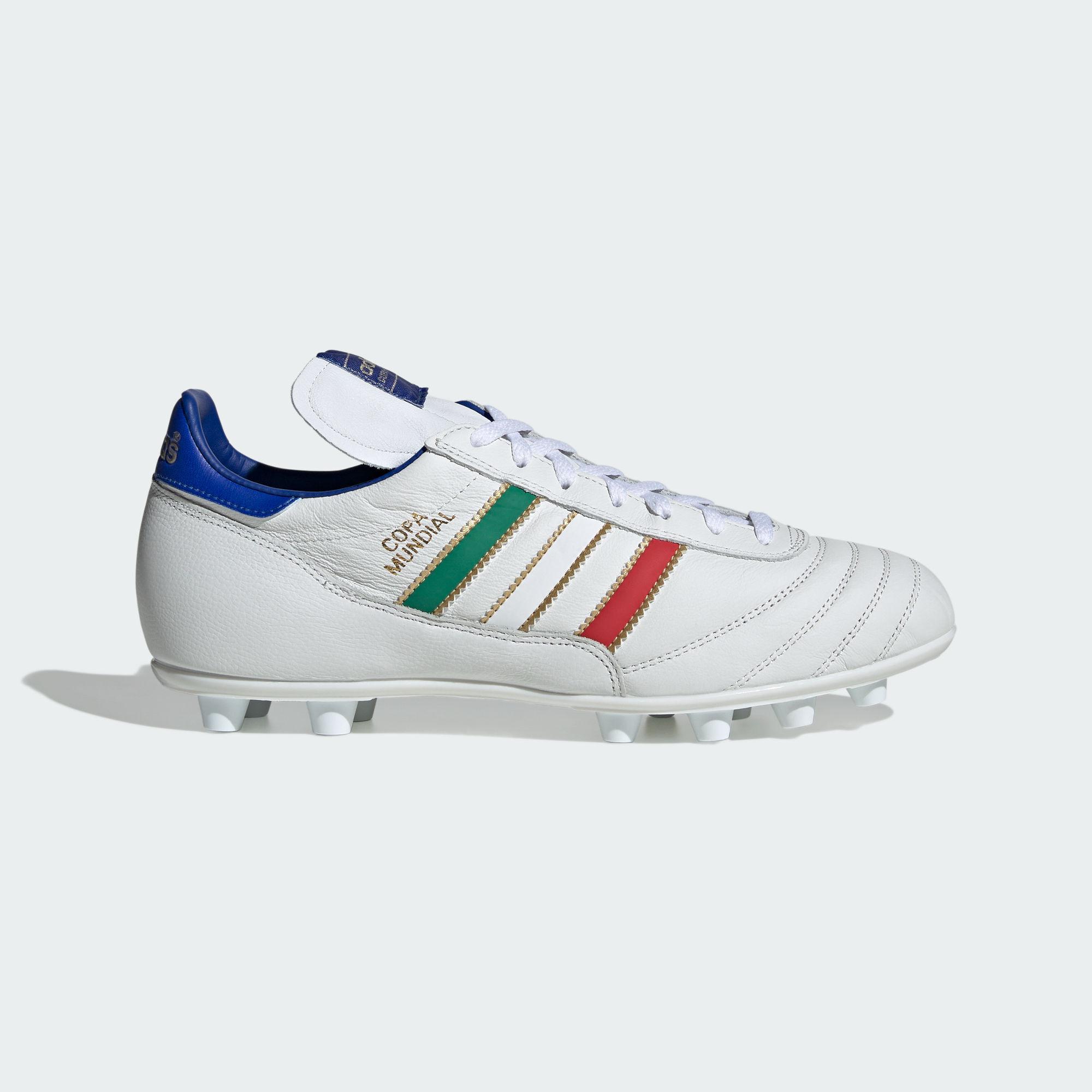 adidas Copa Mundial FG Cloud White Green Gold Metallic 43
adidas Copa Mundial FG Cloud White Green Gold Metallic 43