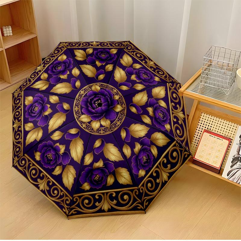 Elegant Pink Peony Flowers Theme Automatic Umbrella Compact 8-Rib Design Sturdy Construction Durable Umbrella Stylish Accessory
Elegant Pink Peony Flowers Theme Automatic Umbrella Compact 8-Rib Design Sturdy Construction Durable Umbrella Stylish Accessory