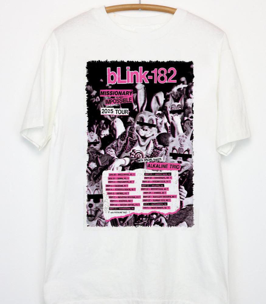 NEW Blink-182 band poster white T-shirt Unisex All sizes JJ5299 S
NEW Blink-182 band poster white T-shirt Unisex All sizes JJ5299 S