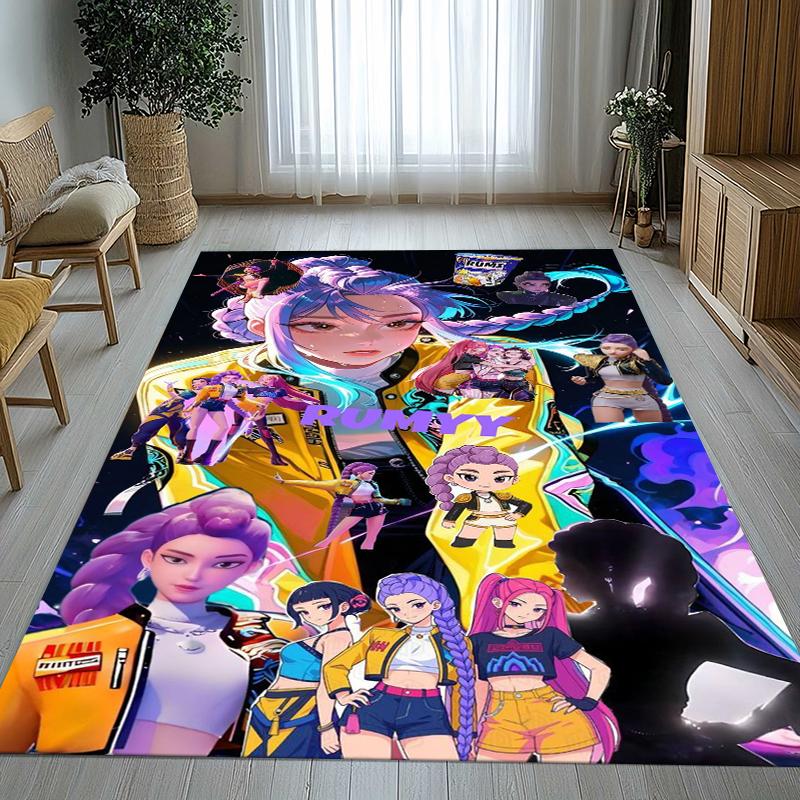 K-Pop Demon Hunters Golden Saja Boys Living Room Non-Slip Area Rug Soft Carpet for Bedroom Playroom Sofa,Home Decor Doormat 40x60cm
K-Pop Demon Hunters Golden Saja Boys Living Room Non-Slip Area Rug Soft Carpet for Bedroom Playroom Sofa,Home Decor Doormat 40x60cm