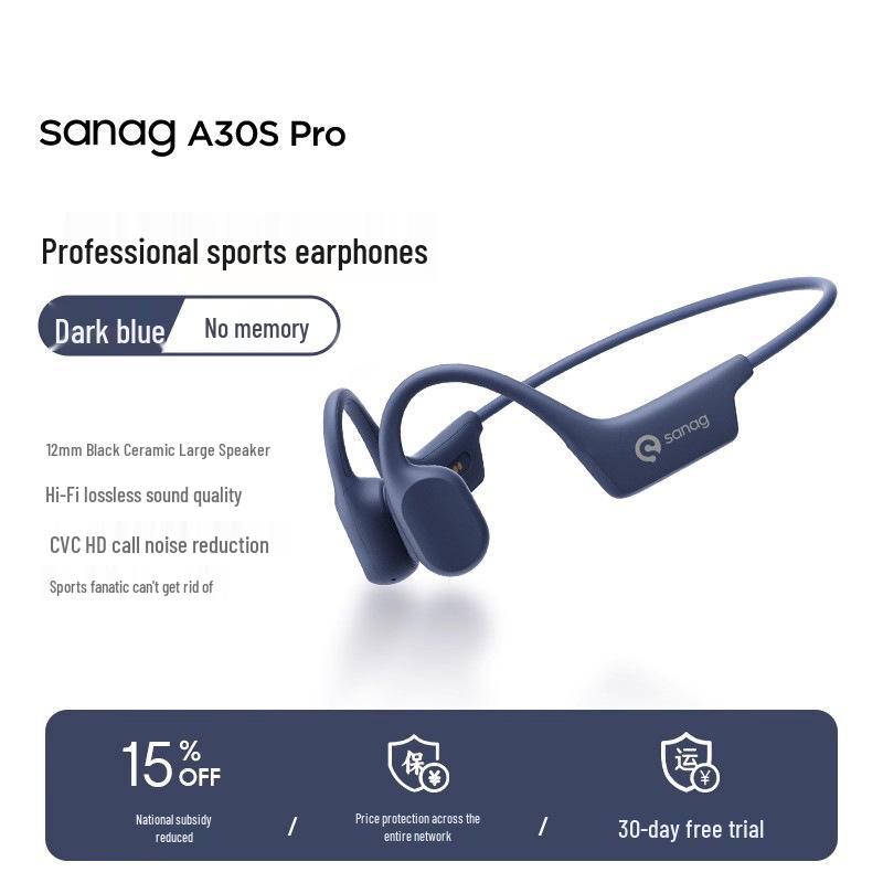 Навушники Sanag A30 з кістковою провідністю Bluetooth та вбудованою пам яттю для бігу
Навушники Sanag A30 з кістковою провідністю Bluetooth та вбудованою пам яттю для бігу