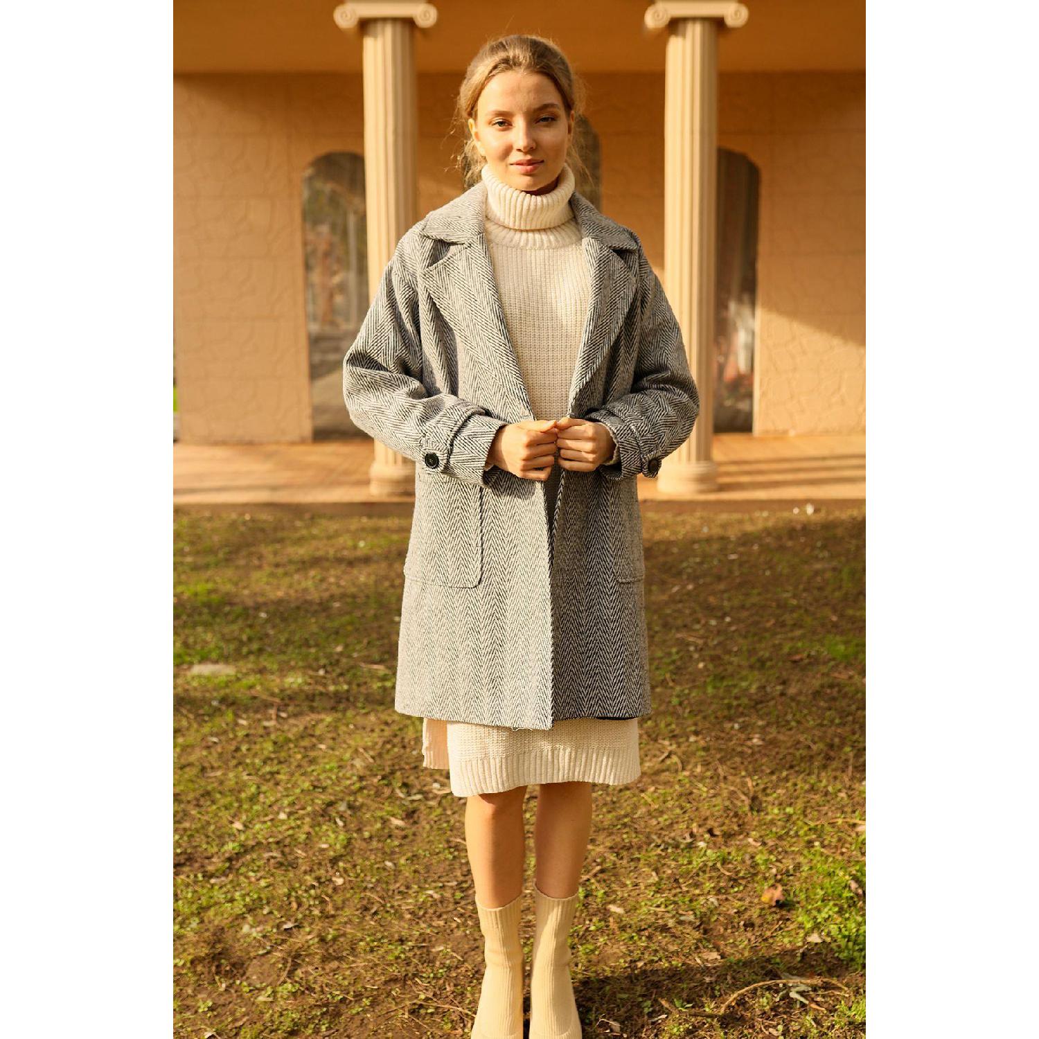 3554 Пальто оверсайз с двойной пуговицей Серое
3554 Пальто оверсайз с двойной пуговицей Серое