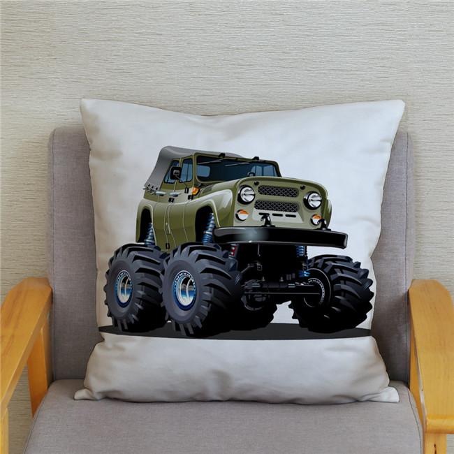 Cartoon Monster Truck Print Cushion Cover Pillow 45X45 Square Sofa Home Decoration Throw 45x45cm-1pcs
Cartoon Monster Truck Print Cushion Cover Pillow 45X45 Square Sofa Home Decoration Throw 45x45cm-1pcs