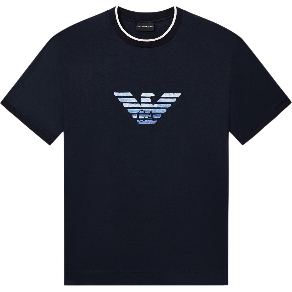 Emporio Armani FW25 Color Block Logo Crew Neck T-Shirt Men tops EM005271-AF10017-UB118 XS
Emporio Armani FW25 Color Block Logo Crew Neck T-Shirt Men tops EM005271-AF10017-UB118 XS