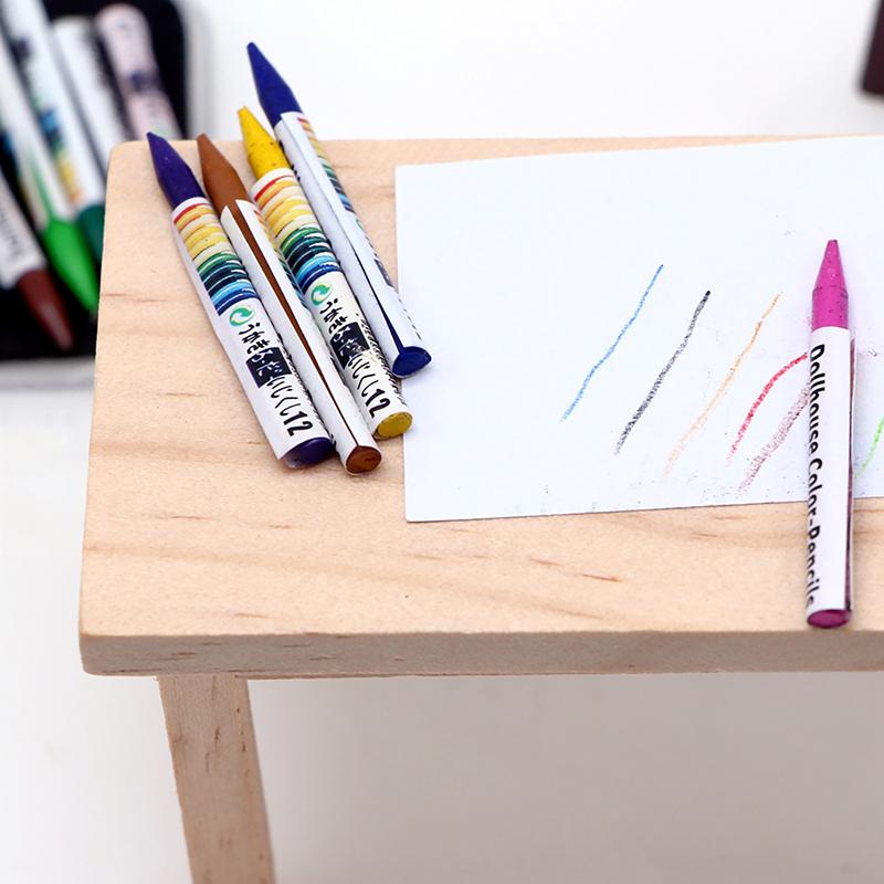 1 Set 12colours Mini Dollhouse Miniature Crayon Doll House Accessories for 1/6 or 1/12 Dollhouse
1 Set 12colours Mini Dollhouse Miniature Crayon Doll House Accessories for 1/6 or 1/12 Dollhouse