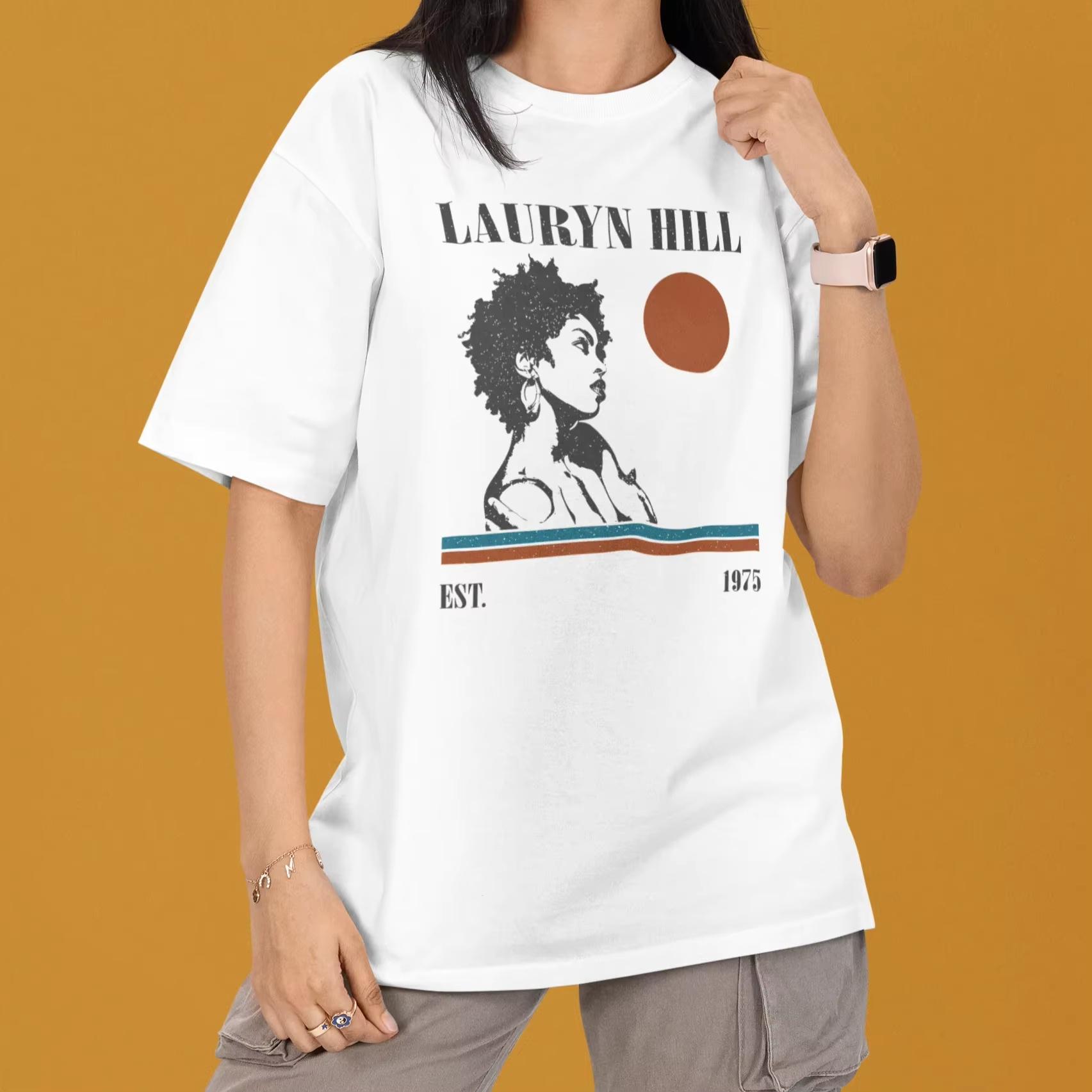 singer Lauryn Hill portrait graphics 100Cotton Tshirt Men 2026 New Summer Hip hop unisex Short sleeve casual shirt fan gifts 4XL
singer Lauryn Hill portrait graphics 100Cotton Tshirt Men 2026 New Summer Hip hop unisex Short sleeve casual shirt fan gifts 4XL