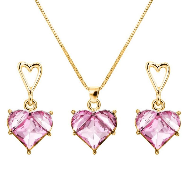 Элегантный набор из ожерелья и серег с кристаллами в форме сердца Модные украшения Ожерелье с подвеской в виде сердца Серьги-подвески в виде сердца
Элегантный набор из ожерелья и серег с кристаллами в форме сердца Модные украшения Ожерелье с подвеской в виде сердца Серьги-подвески в виде сердца