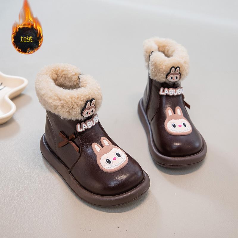 Children Winter Fleece Lined Short Boots Cartoon Martin Boots Baby Fashionable Leather Warm Cotton Boots size 26
Children Winter Fleece Lined Short Boots Cartoon Martin Boots Baby Fashionable Leather Warm Cotton Boots size 26