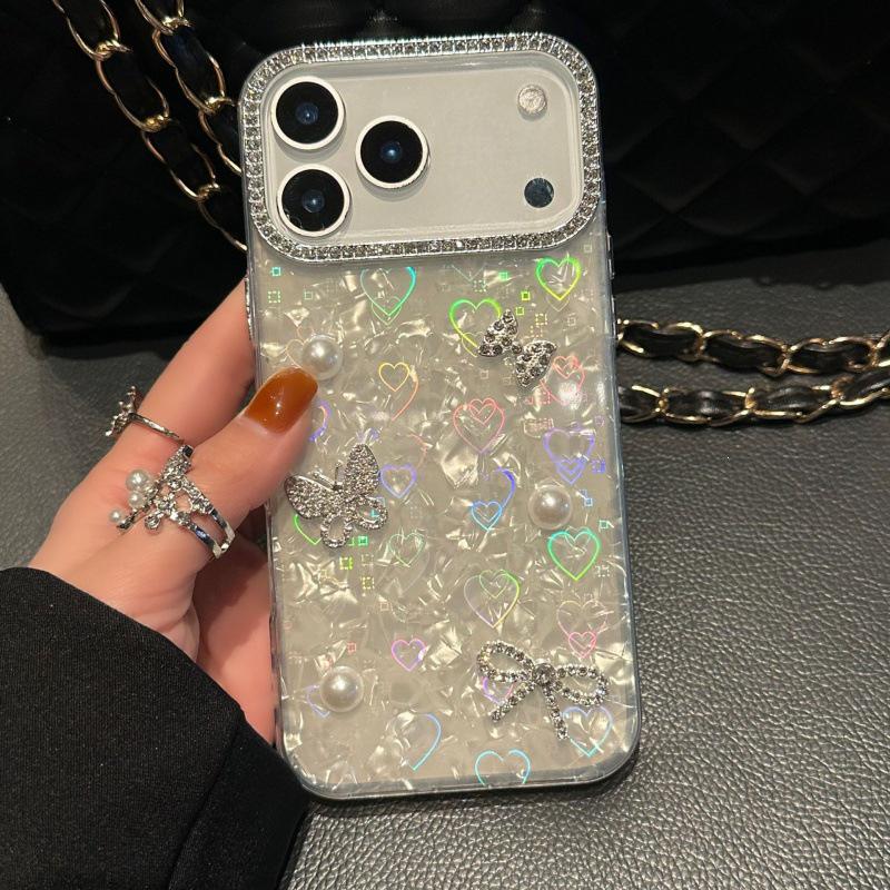 Large Shell Pattern Pearl Bowknot Phone Case for iPhone 11/14/15/17Pro Max iPhone 17
Large Shell Pattern Pearl Bowknot Phone Case for iPhone 11/14/15/17Pro Max iPhone 17
