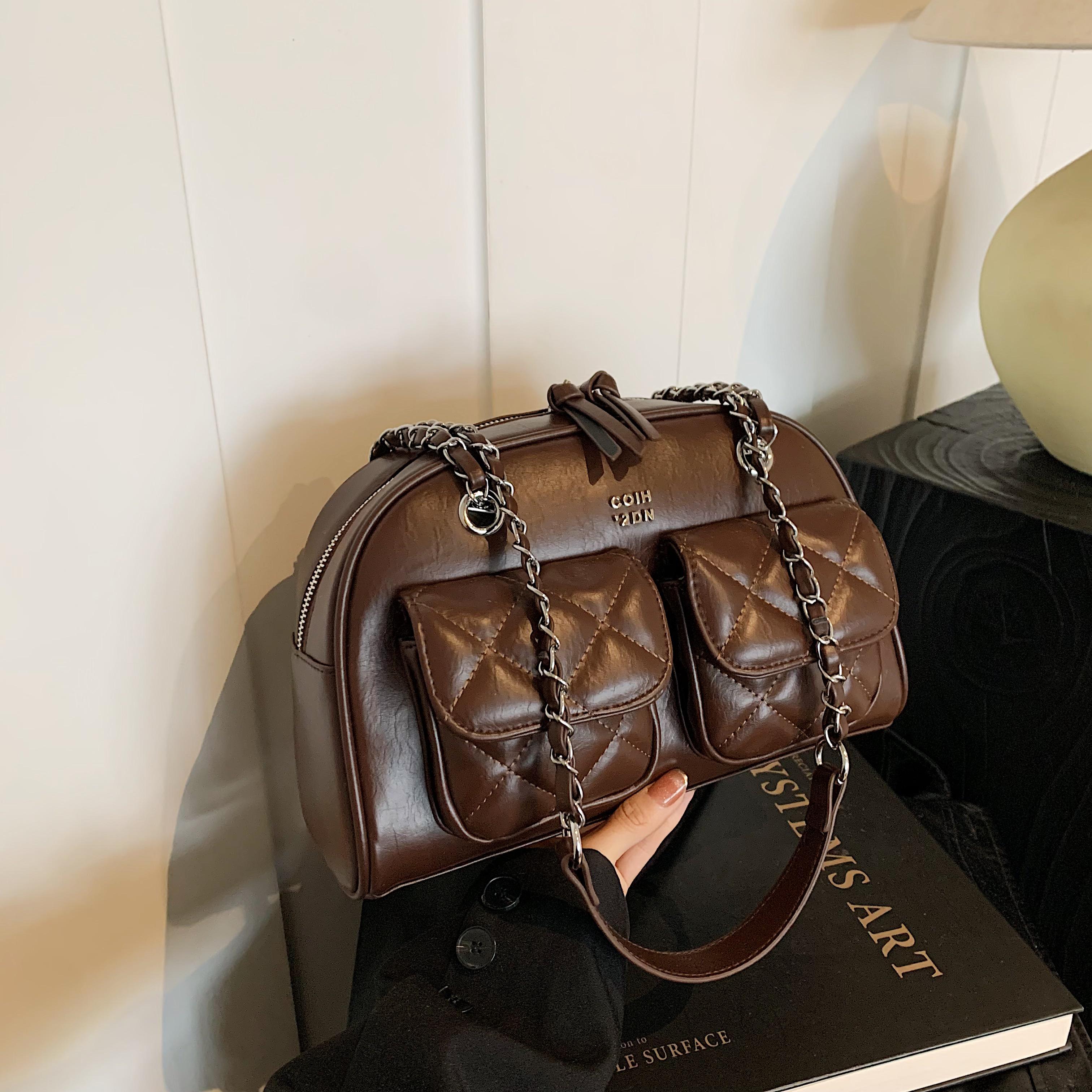 Роскошная винтажная сумка Boston с вышитой подушкой-сумкой Элегантная сумка через плечо для поездок на работу
Роскошная винтажная сумка Boston с вышитой подушкой-сумкой Элегантная сумка через плечо для поездок на работу