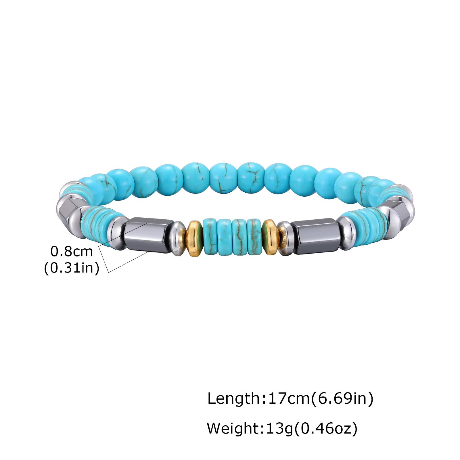 Vnox Retro Imitation Natural Blue Stone Bead Bracelets for Women Men, Elastic String Bracelet Jewelry Trend Bohemian Accessories
Vnox Retro Imitation Natural Blue Stone Bead Bracelets for Women Men, Elastic String Bracelet Jewelry Trend Bohemian Accessories