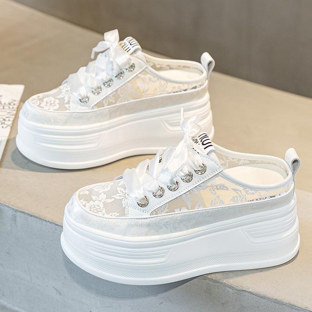 Ботильоны из воздушной сетки 8 см, туфли-лодочки, модные кроссовки на синтетической платформе на танкетке, удобные летние дышащие женские тапочки 39 белый
Ботильоны из воздушной сетки 8 см, туфли-лодочки, модные кроссовки на синтетической платформе на танкетке, удобные летние дышащие женские тапочки 39 белый