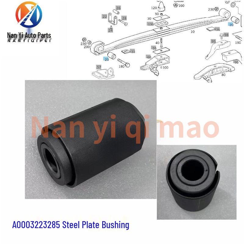 Mercedes 4141/3341 Truck Rubber Bearing Steel Plate Bushing A0003223285 South Yi Auto Parts
Mercedes 4141/3341 Truck Rubber Bearing Steel Plate Bushing A0003223285 South Yi Auto Parts