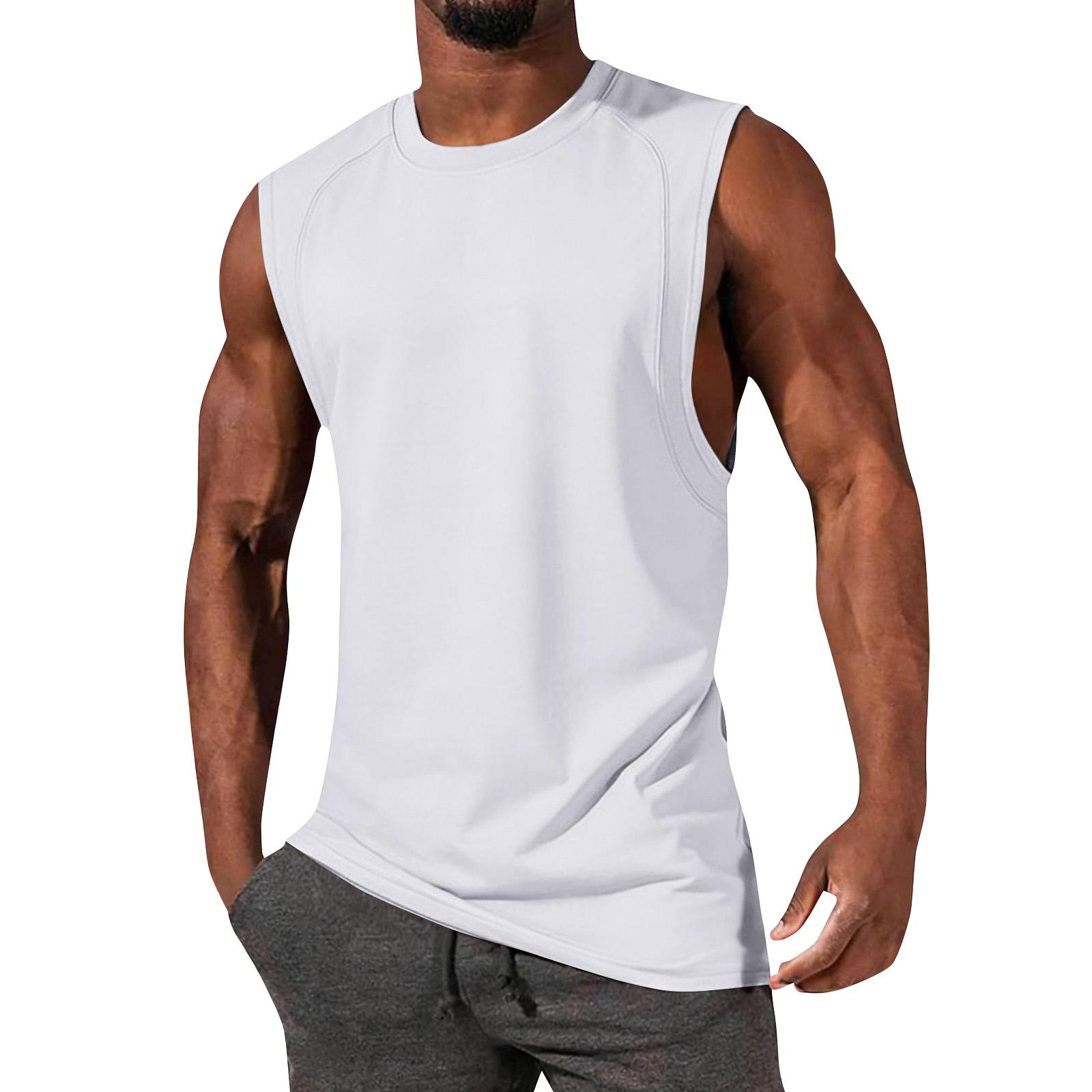Men s Sleeveless Vest Men s Casual Fashion Sports Sleeveless Vest XL білий
Men s Sleeveless Vest Men s Casual Fashion Sports Sleeveless Vest XL білий