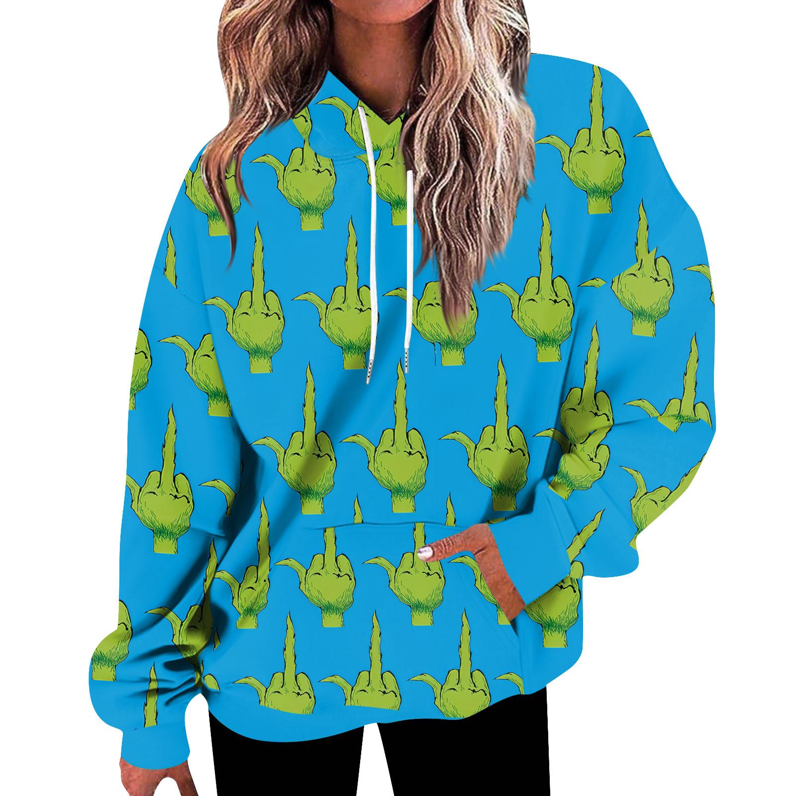 Womens Oversized Sweatshirts Hoodies Long Sleeve Shirts Pullover Fall Clothes With Pocket XL циан
Womens Oversized Sweatshirts Hoodies Long Sleeve Shirts Pullover Fall Clothes With Pocket XL циан