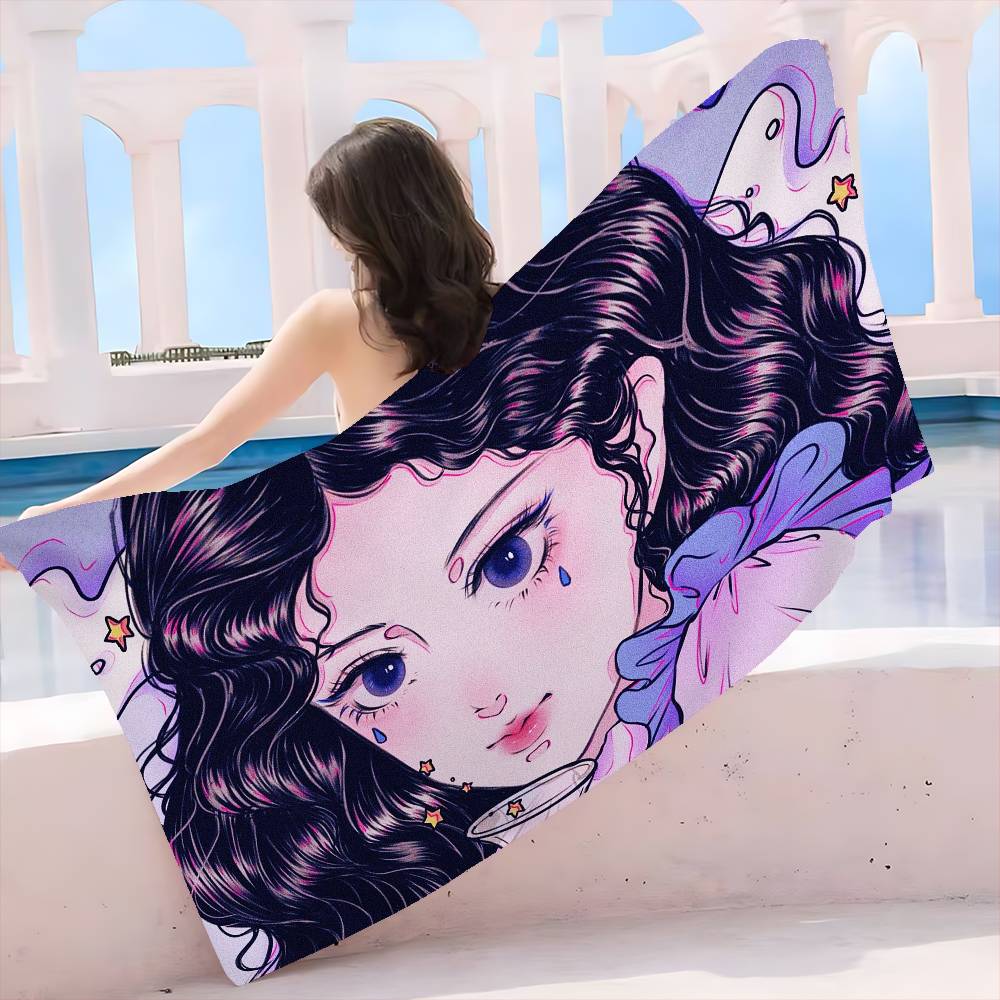 Pretty Girl Bath Towel Microfiber Soft Water Absorbing Breathable For Girl Kids Decorative Cartoon Beach Towel W40*H60(CM)
Pretty Girl Bath Towel Microfiber Soft Water Absorbing Breathable For Girl Kids Decorative Cartoon Beach Towel W40*H60(CM)