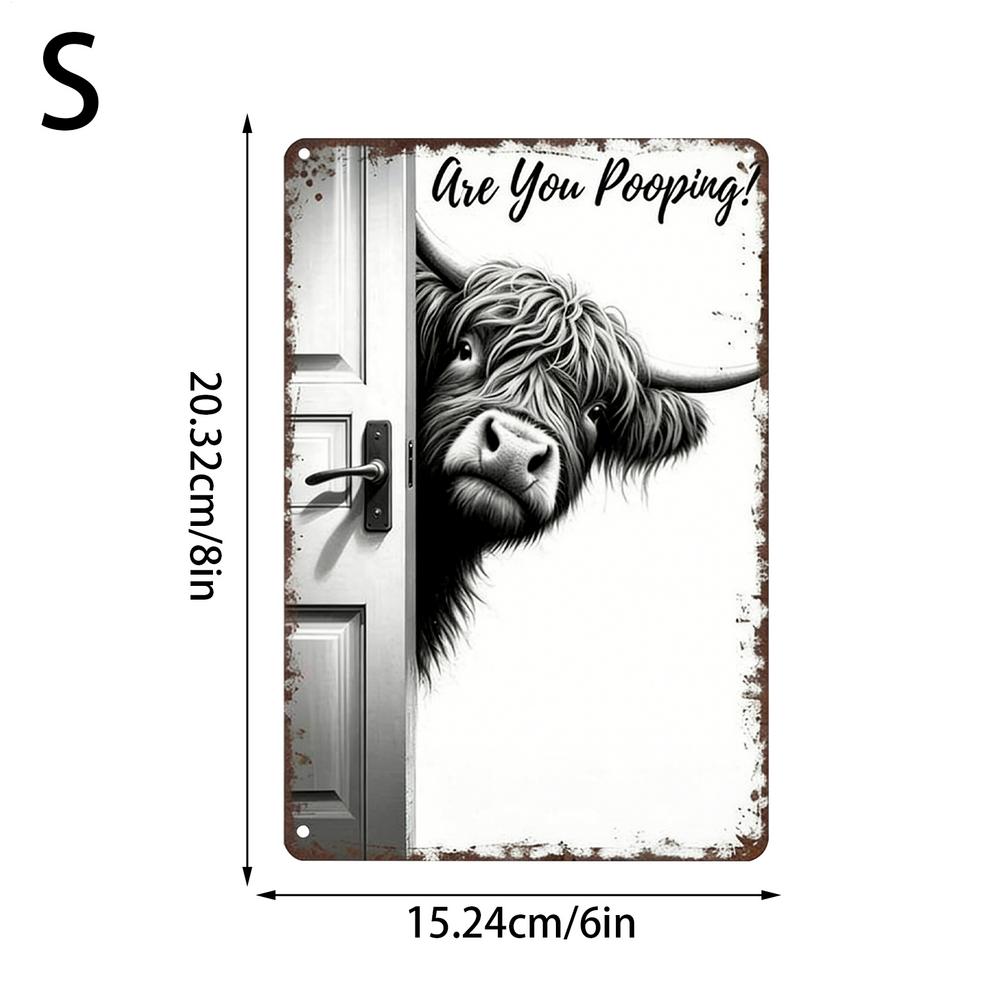 Cow Bathroom Wall Art Vintage Restroom Decoration Humorous Toilet Wall Sign for Homeowners Renters Apartment Office Hotel Powder
Cow Bathroom Wall Art Vintage Restroom Decoration Humorous Toilet Wall Sign for Homeowners Renters Apartment Office Hotel Powder