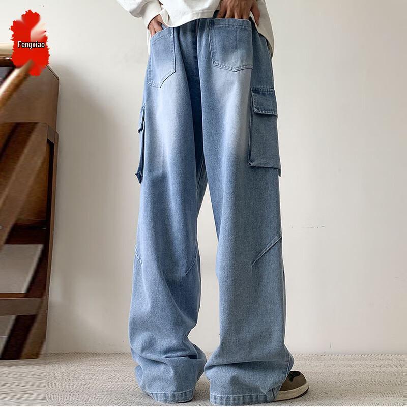 Men s American Retro Washed Loose Straight Leg Cargo Pants XL
Men s American Retro Washed Loose Straight Leg Cargo Pants XL