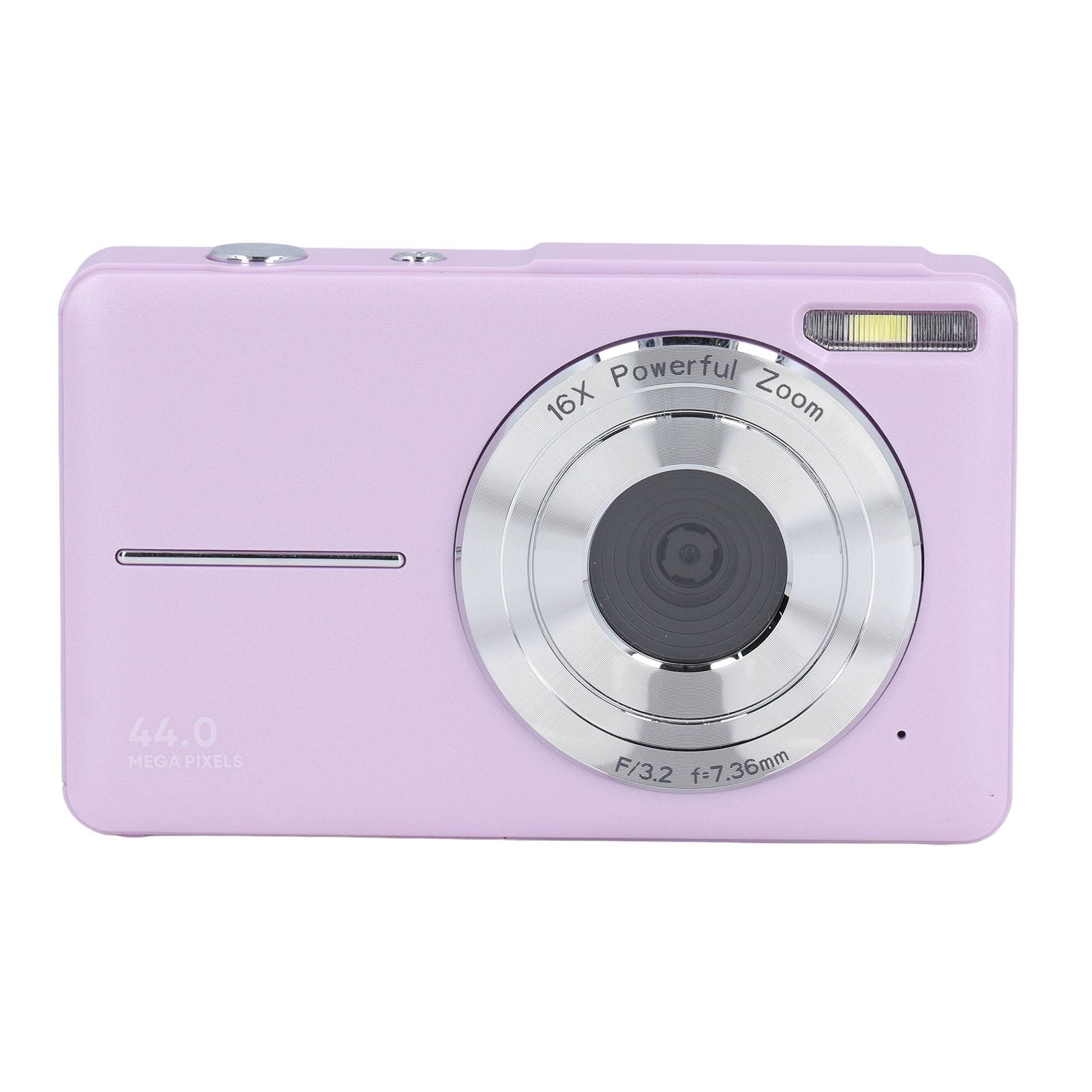 Цифрова камера 44MP 1080P HD 16X Zoom Автофокус 2,5-дюймовий IPS дисплей Anti Shake Pocket Digital EU Plug фіолетовий
Цифрова камера 44MP 1080P HD 16X Zoom Автофокус 2,5-дюймовий IPS дисплей Anti Shake Pocket Digital EU Plug фіолетовий