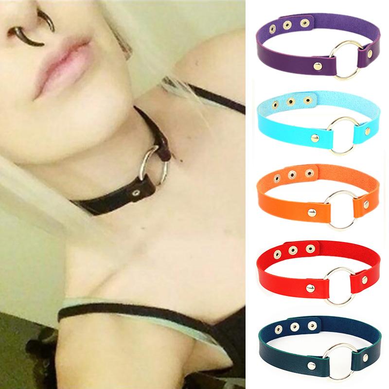 1PC Короткое ожерелье Чокер Ожерелья PU Кожа Женщины Панк Заклепка Модные ювелирные изделия Аксессуары
1PC Короткое ожерелье Чокер Ожерелья PU Кожа Женщины Панк Заклепка Модные ювелирные изделия Аксессуары