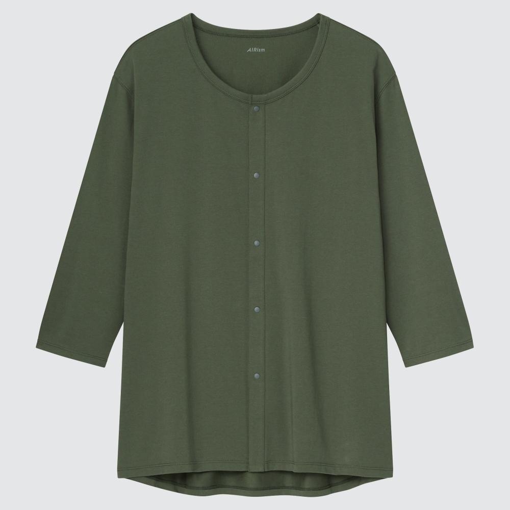 Футболка UNIQLO JAPAN Air Rhythm с открытым круглым вырезом спереди, рукав 8 четвертей
Футболка UNIQLO JAPAN Air Rhythm с открытым круглым вырезом спереди, рукав 8 четвертей