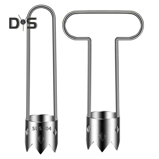 2 шт., нож для удаления сердцевины из красного болгарского перца, нержавеющая сталь, нож для удаления сердцевины из овощей и косточек, нож для перца, кухонная утварь Sets