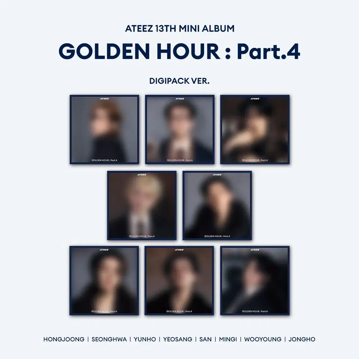 ATEEZ Golden Hour Part 4 Unopened Digipack for Sale
ATEEZ Golden Hour Part 4 Unopened Digipack for Sale