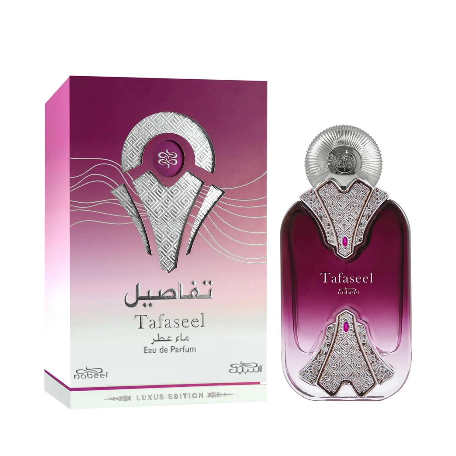 Nabeel Tafaseel Eau De Parfum Luxus Edition 100ml
Nabeel Tafaseel Eau De Parfum Luxus Edition 100ml