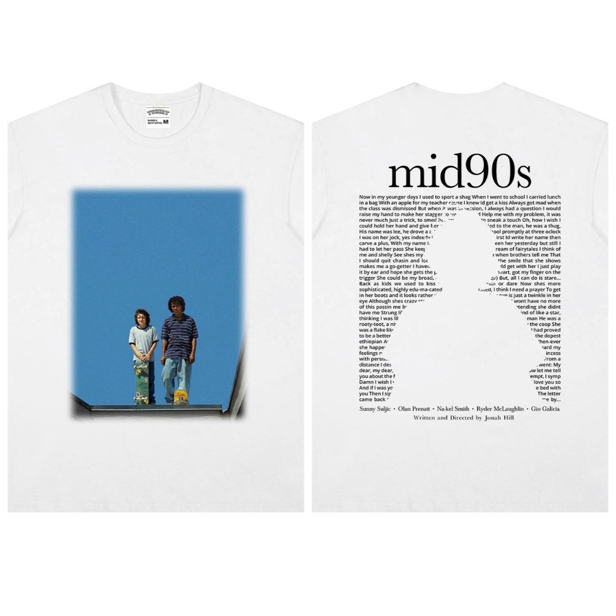 Tshirt with Skateboard Movie Print From The Mid90s Short Sleeve Suitable for Both Unisex and Women Made of Cotton Loose Fit S
Tshirt with Skateboard Movie Print From The Mid90s Short Sleeve Suitable for Both Unisex and Women Made of Cotton Loose Fit S