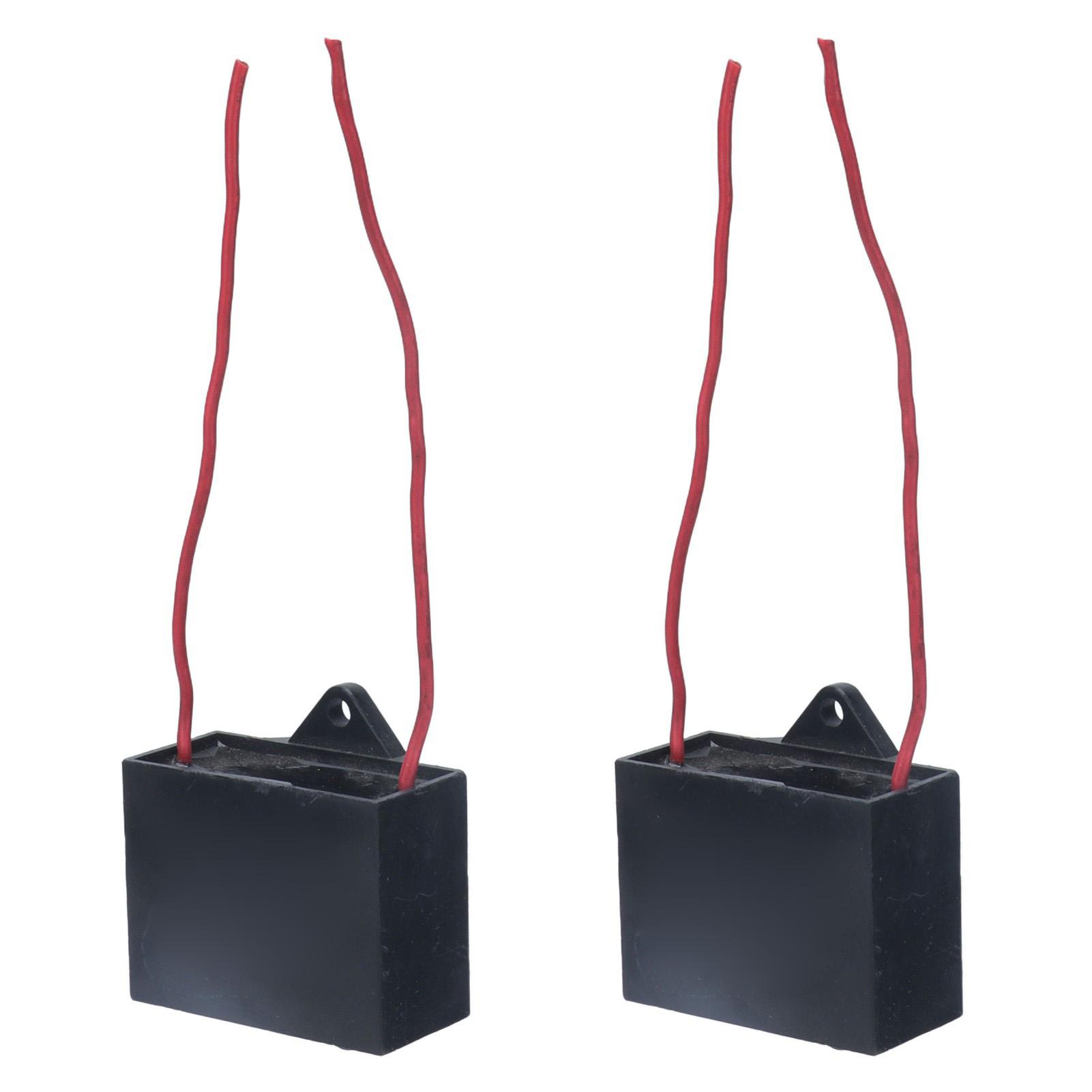 2Pcs Ceiling Fan Capacitor Starting Component 2 Wire 25UF 14cm Lead Length CBB61 250VAC
2Pcs Ceiling Fan Capacitor Starting Component 2 Wire 25UF 14cm Lead Length CBB61 250VAC