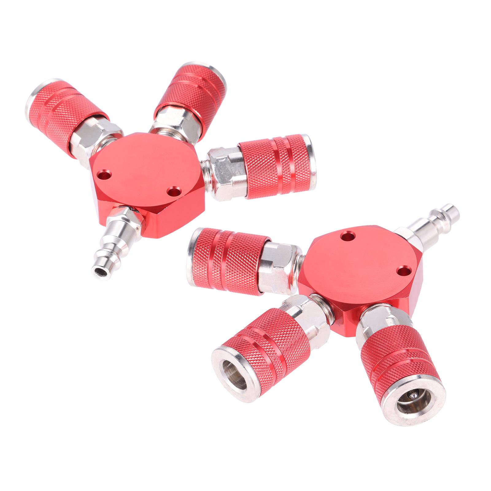 2pcs NPT 3 Way Air Manifold 1/4 Inch Universal Air Hose Splitter Air Compressor Quick Connect Fittings Universal Pneumatic Tool червоний
2pcs NPT 3 Way Air Manifold 1/4 Inch Universal Air Hose Splitter Air Compressor Quick Connect Fittings Universal Pneumatic Tool червоний