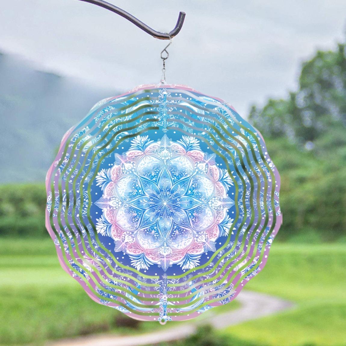 360 Degree Rotating Metal Wind Chime 25.4cm Artistic Design with Kinetic Effect Perfect for Garden Decor All Seasons Gift for Friends Family 01A
360 Degree Rotating Metal Wind Chime 25.4cm Artistic Design with Kinetic Effect Perfect for Garden Decor All Seasons Gift for Friends Family 01A