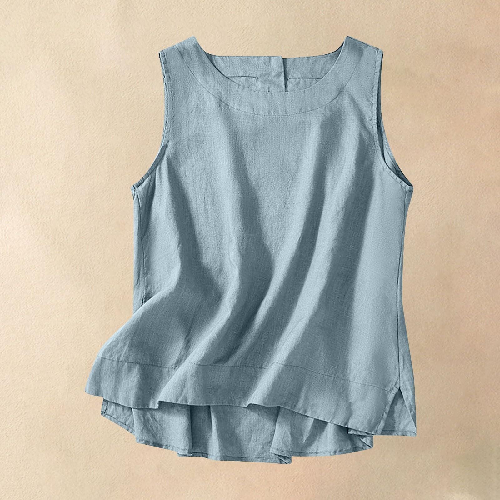 Женская однотонная хлопковая льняная нижняя рубашка жилет свободный безрукавный топ с разрезом XXL
Женская однотонная хлопковая льняная нижняя рубашка жилет свободный безрукавный топ с разрезом XXL