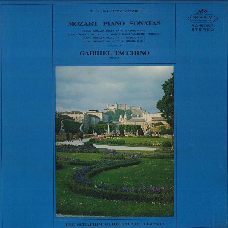 LP Record GABRIEL TACCHINO - Mozart: Piano Sonatas AA5059 SERAPHIM - Japan Classical Used
LP Record GABRIEL TACCHINO - Mozart: Piano Sonatas AA5059 SERAPHIM - Japan Classical Used