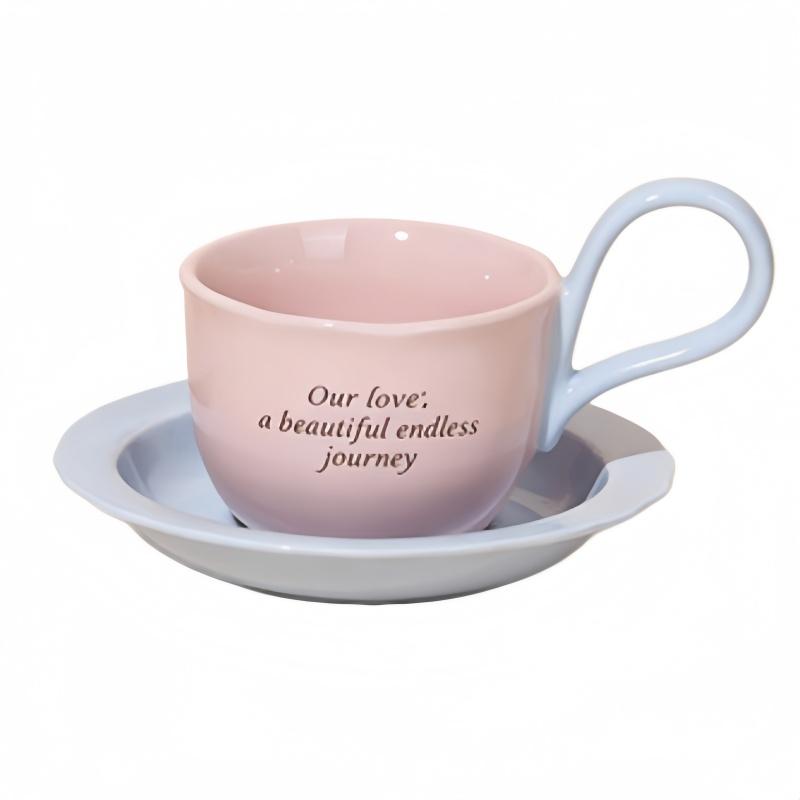 SOLECASA 280ML Coffee Cup and Saucer Set Floral/Letter Ceramic Mugs with Creative Handle Afternoon Tea Water Cups Home Drinkware
SOLECASA 280ML Coffee Cup and Saucer Set Floral/Letter Ceramic Mugs with Creative Handle Afternoon Tea Water Cups Home Drinkware