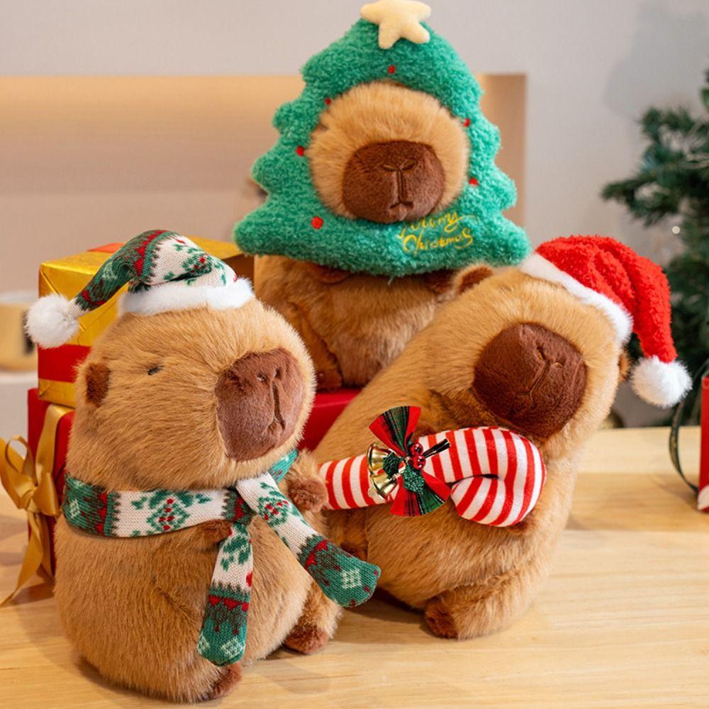 Мягкая игрушка Capybara, рождественская елка, пушистая кукла Capibara, подарок на день рождения Style 2
Мягкая игрушка Capybara, рождественская елка, пушистая кукла Capibara, подарок на день рождения Style 2