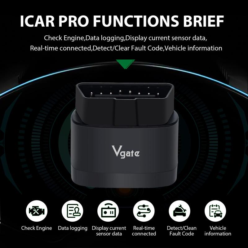 New Vgate iCar Pro 2S ELM327 Bluetooth 5.2 for Android/IOS/PC OBD2 Car Diagnostic Tool elm 327 Upgraded OBD 2 V2.3 Auto Scanner iCar pro 2S
New Vgate iCar Pro 2S ELM327 Bluetooth 5.2 for Android/IOS/PC OBD2 Car Diagnostic Tool elm 327 Upgraded OBD 2 V2.3 Auto Scanner iCar pro 2S