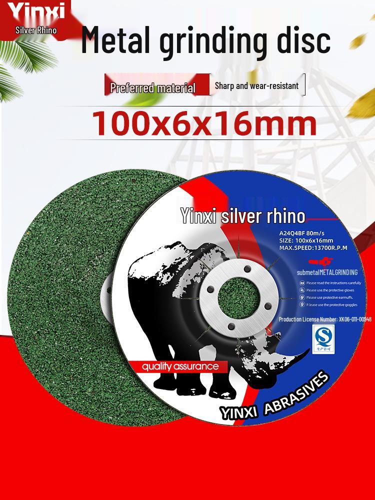Silver Rhino Thickened Polishing & Grinding Disc - 100mm Angle Grinder Wheel Black Disc 10 pcs
Silver Rhino Thickened Polishing & Grinding Disc - 100mm Angle Grinder Wheel Black Disc 10 pcs