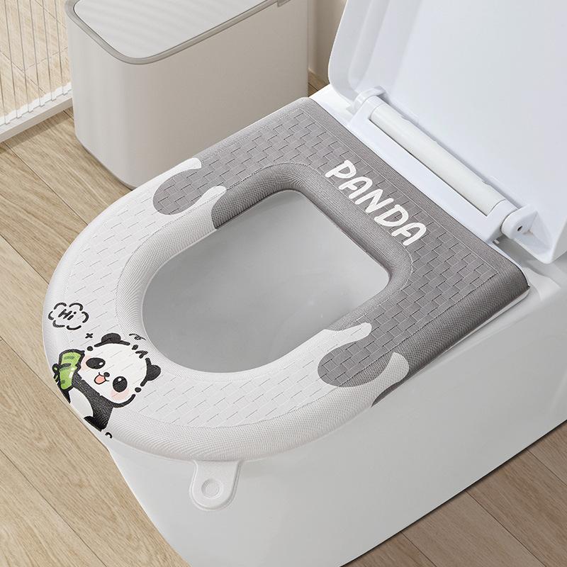 Чехол на сиденье унитаза с рисунком, мягкий чехол на крышку унитаза из ЭВА с клеем, универсальная посадка Four Seasons Eva drop panda серый
Чехол на сиденье унитаза с рисунком, мягкий чехол на крышку унитаза из ЭВА с клеем, универсальная посадка Four Seasons Eva drop panda серый