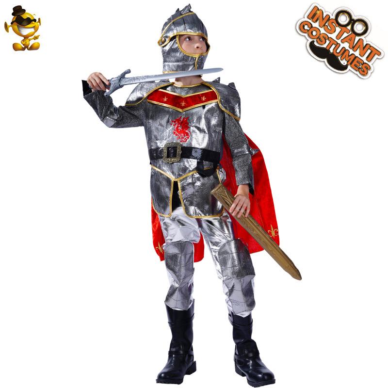 Children s Halloween General Warrior Costume Stage Makeup, Carnival Silver Crusader Knight Party Costume L (10-12) years old 140-152cm
Children s Halloween General Warrior Costume Stage Makeup, Carnival Silver Crusader Knight Party Costume L (10-12) years old 140-152cm