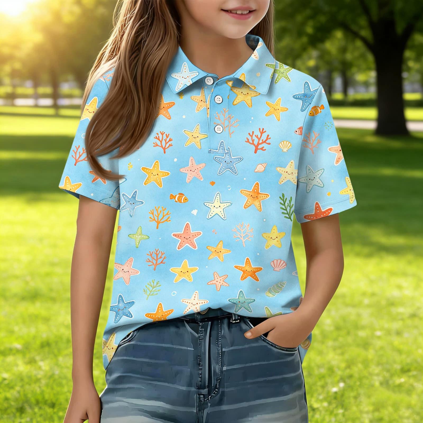 Kids Casual Short Sleeve Polo Shirt Animal Print T Shirt Lightweight Comfortable Soft Fabric Durable Stitching for Everyday Wear 130 синий
Kids Casual Short Sleeve Polo Shirt Animal Print T Shirt Lightweight Comfortable Soft Fabric Durable Stitching for Everyday Wear 130 синий