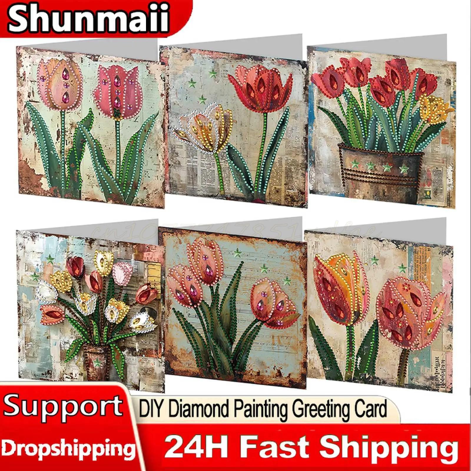 6Pcs Animal Plant Diamond Art Festival Card Craft Rinestone Embroidery Arts Craft Cards Kit for Friend Family Lover
6Pcs Animal Plant Diamond Art Festival Card Craft Rinestone Embroidery Arts Craft Cards Kit for Friend Family Lover