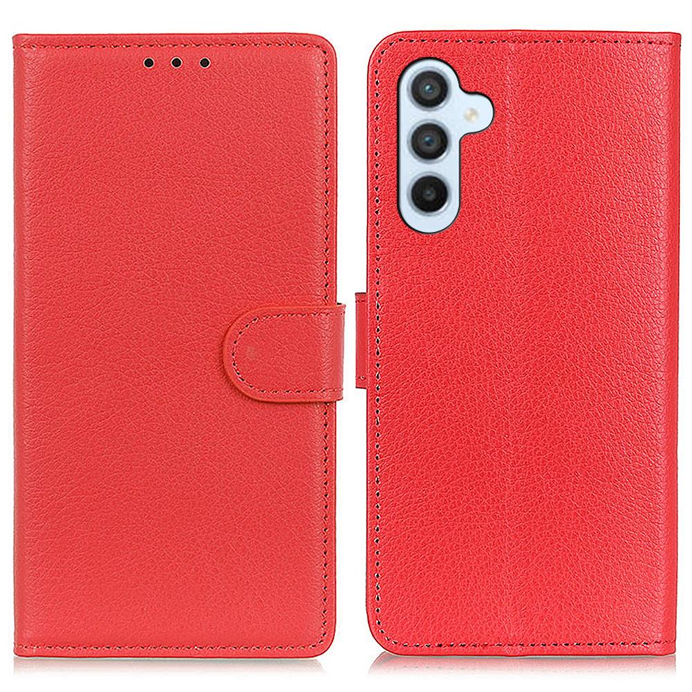 For Samsung Galaxy S24 FE Case Litchi Texture Leather Phone Cover Red
For Samsung Galaxy S24 FE Case Litchi Texture Leather Phone Cover Red