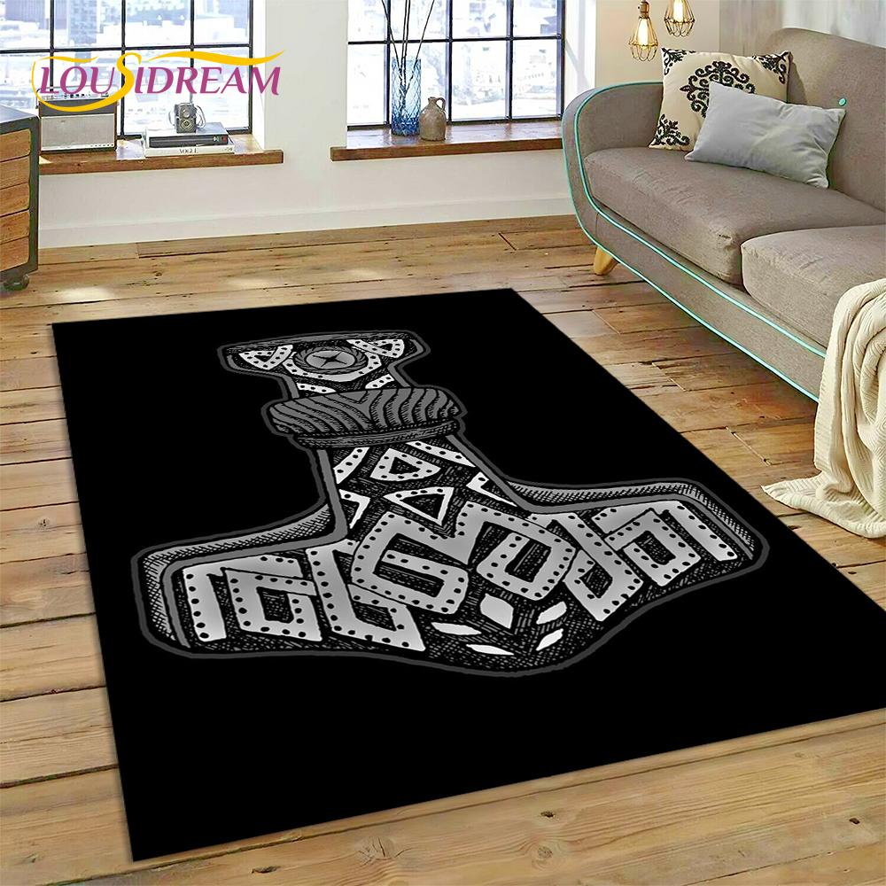 Скандинавська міфологія вікінгів Одін Валгалла Символи Килимок для дому Вітальня Спальня Диван Придверний килимок Декор, дитячий нековзний килимок 80x120cm
Скандинавська міфологія вікінгів Одін Валгалла Символи Килимок для дому Вітальня Спальня Диван Придверний килимок Декор, дитячий нековзний килимок 80x120cm