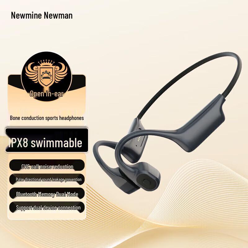 Newsmy BC-F5 Open-Ear Bone Conduction Sport Headphones
Newsmy BC-F5 Open-Ear Bone Conduction Sport Headphones