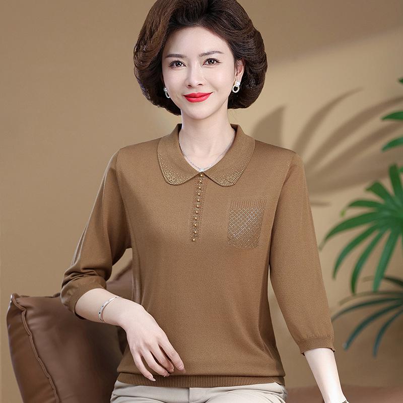 Maternity Knit Lapel 3/4 Sleeve Top with Wide-Leg Style 4XL (Recommended 140-160 Jin)
Maternity Knit Lapel 3/4 Sleeve Top with Wide-Leg Style 4XL (Recommended 140-160 Jin)